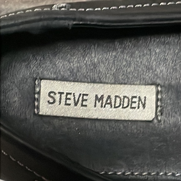 Steve Madden GABLE Slip-On Shoes Men’s Size 12M Black Leather Loafers - 224849 - Picture 5 of 7